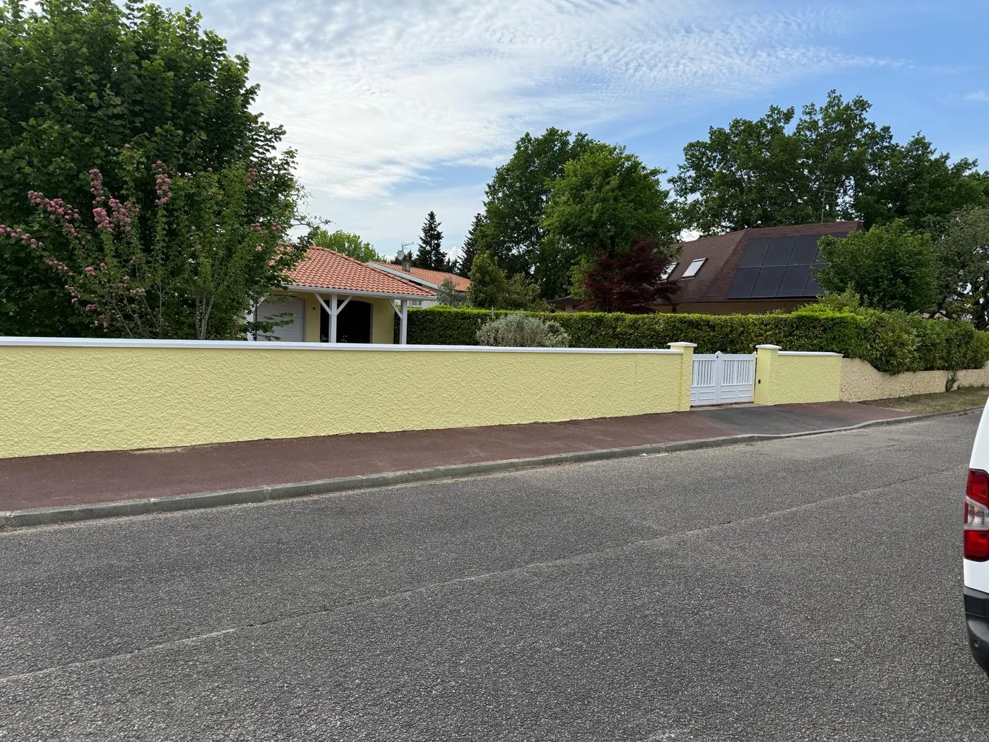Rénovation de muret réalisé par Tim Renov