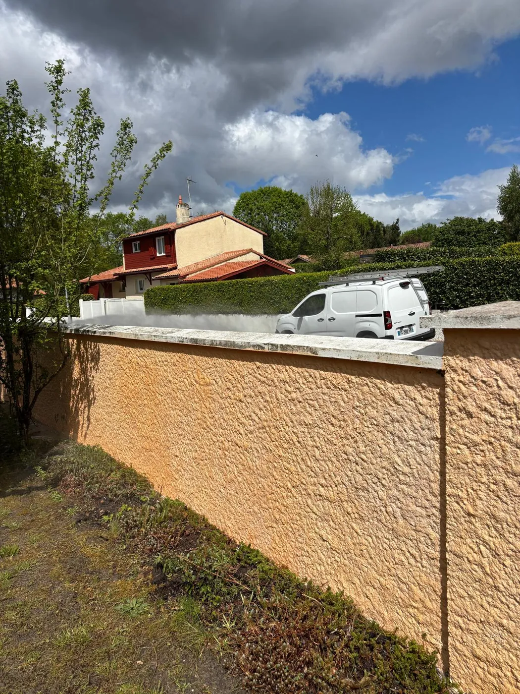 Rénovation de muret réalisé par Tim Renov